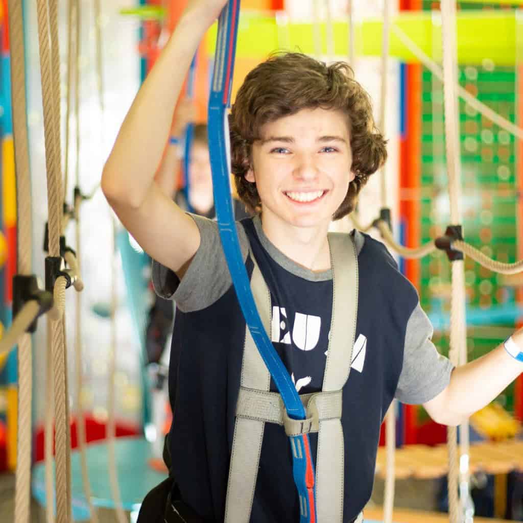 High ropes course lothian industries