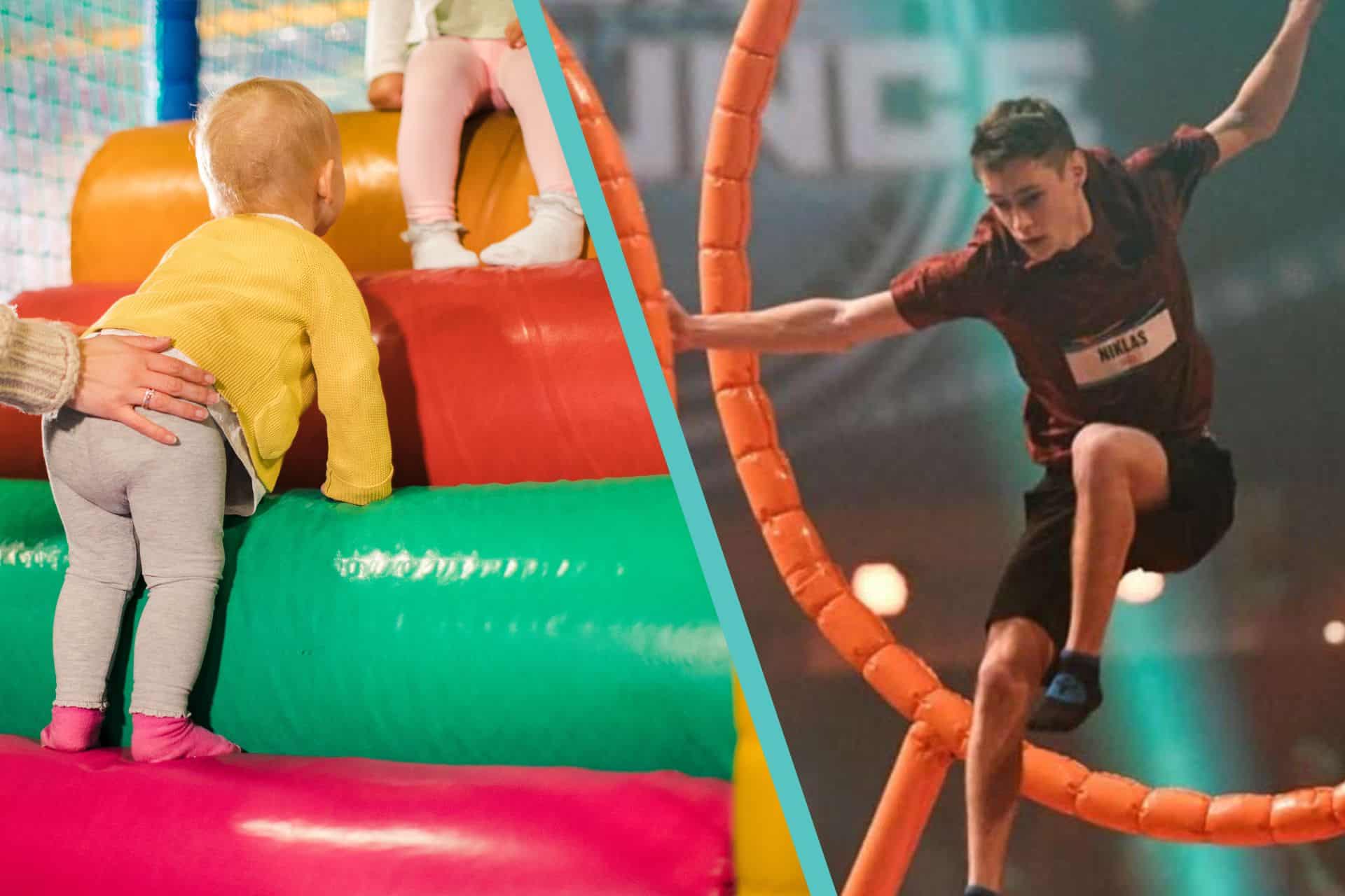 Soft play vs. ninja course